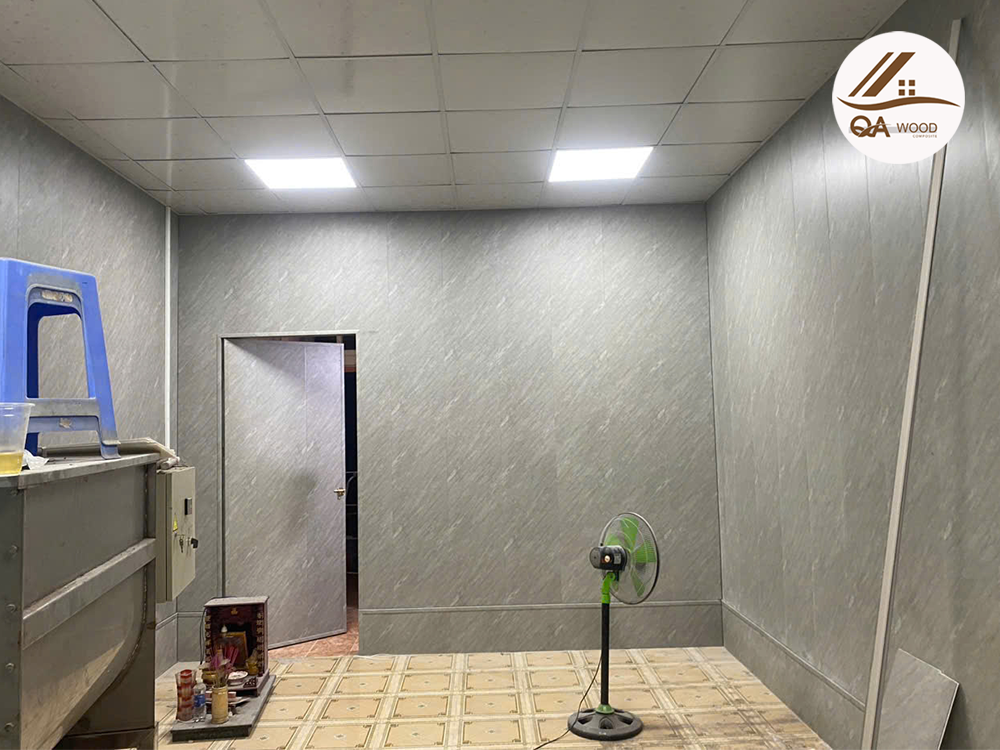 Thi Công Hoàn Thiện 25M Trần & 50M Ốp Tường Nano Tại Bình Tân