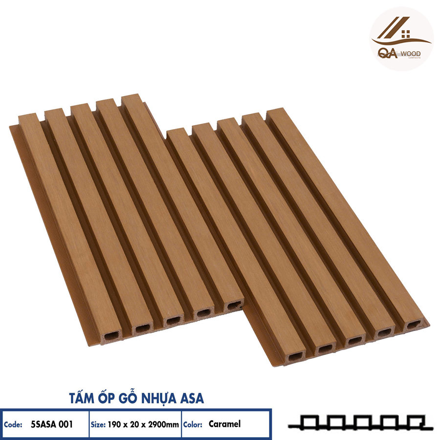Tấm Ốp Gỗ Nhựa Phủ Asa - 5Sasa 001