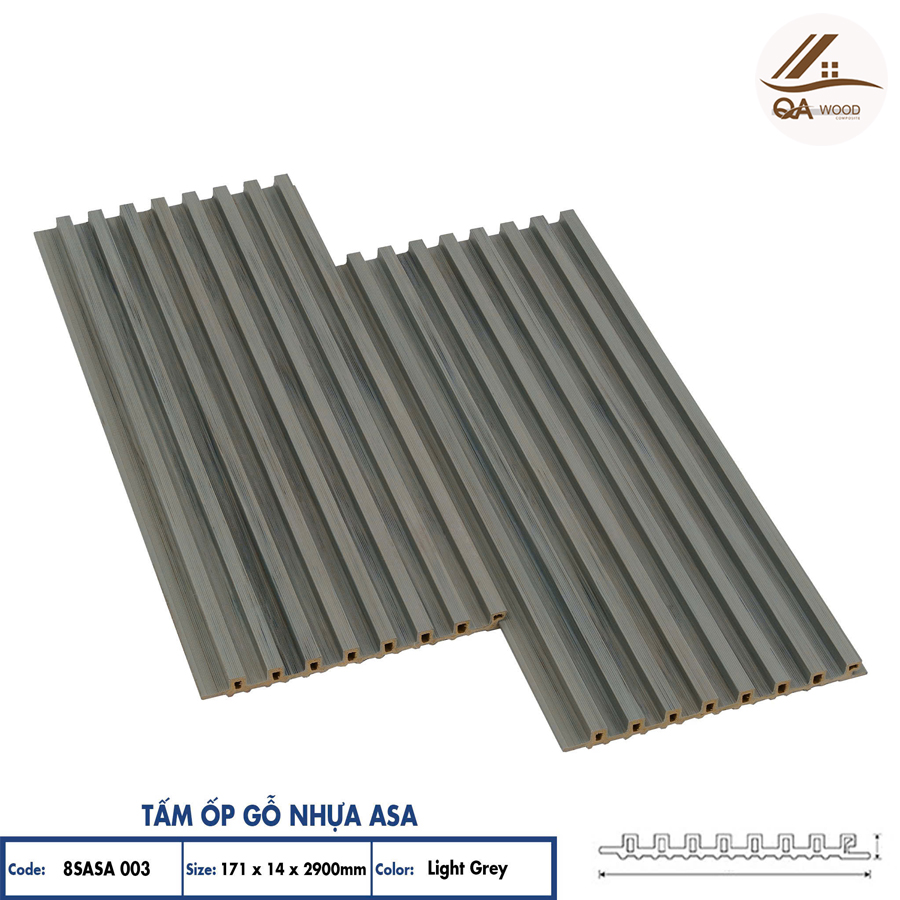 Tấm Ốp Gỗ Nhựa Phủ Asa - 8Sasa 003