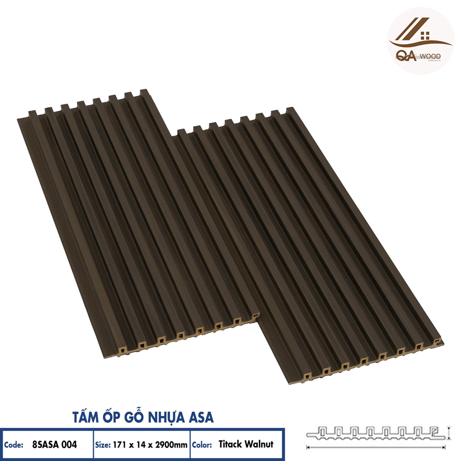 Tấm Ốp Gỗ Nhựa Phủ Asa - 8Sasa 004