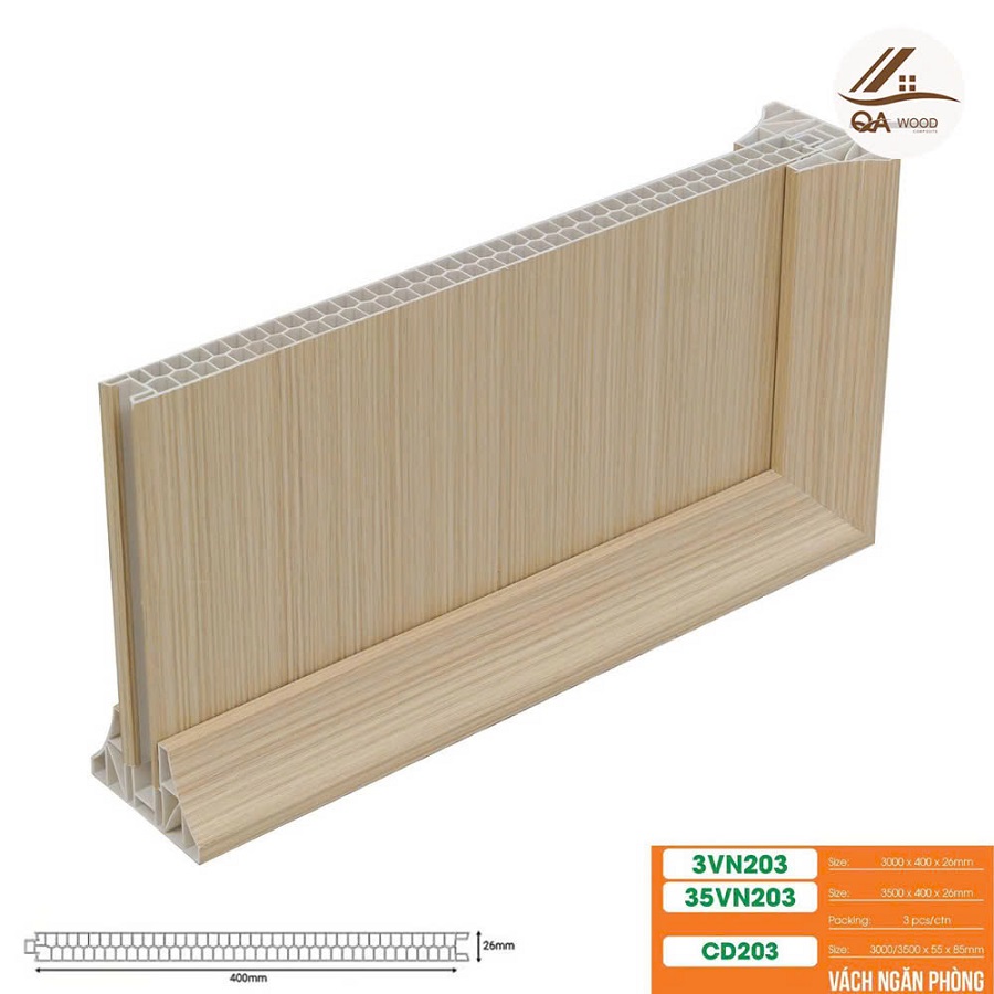 Tấm Nhựa Vách Ngăn Glotex CD203