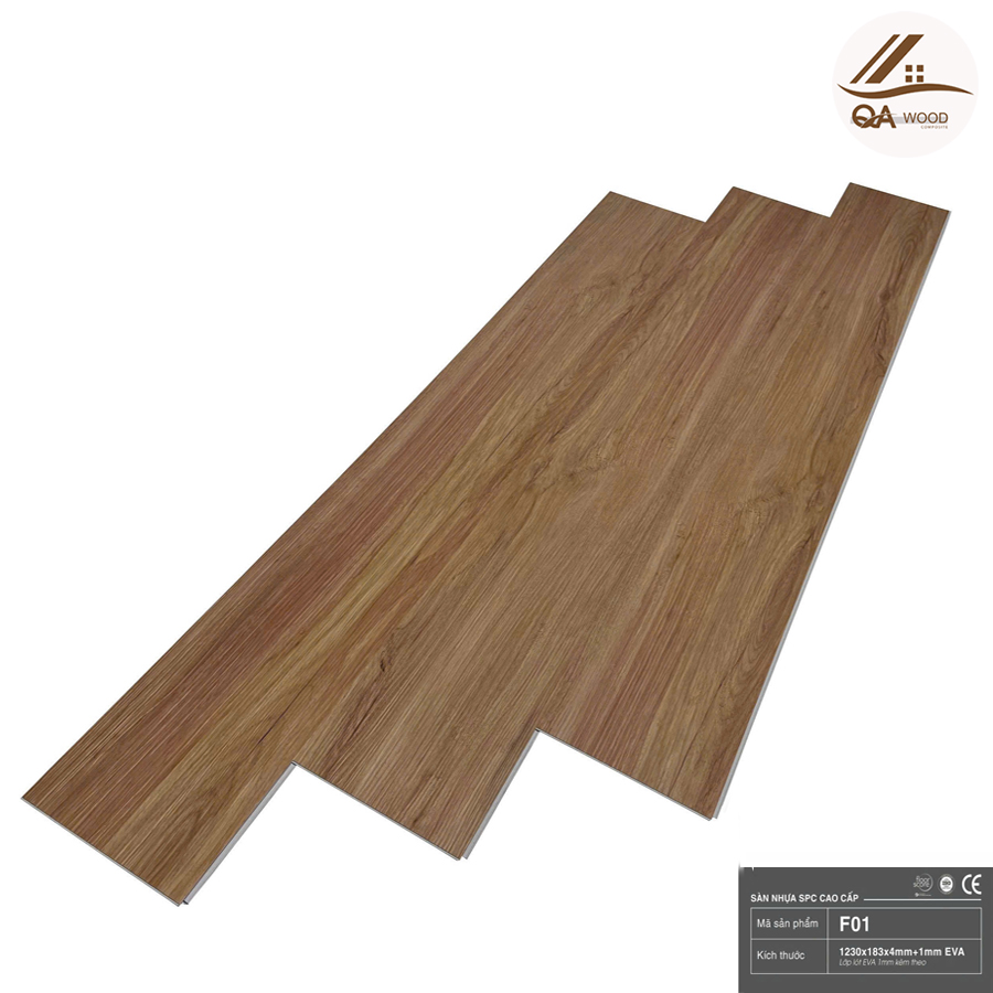 Sàn Nhựa Flex Đế Cao Su - F01