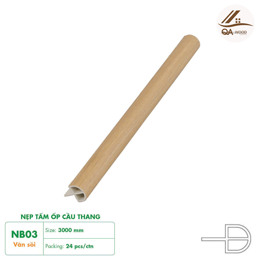 Nẹp Tấm Ốp Cầu Thang NB3