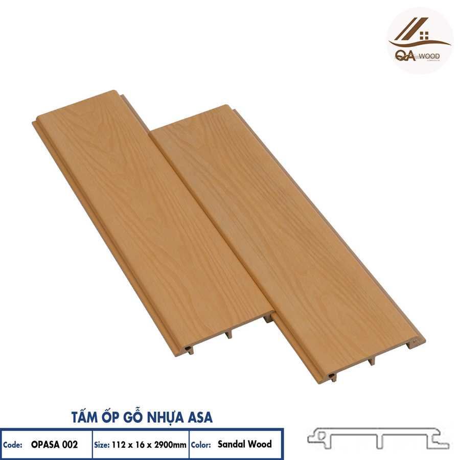 Tấm Ốp Gỗ Nhựa Phủ Asa - Opasa 002