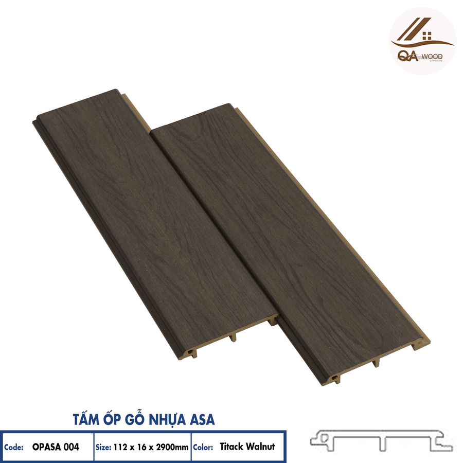 Tấm Ốp Gỗ Nhựa Phủ Asa - Opasa 004