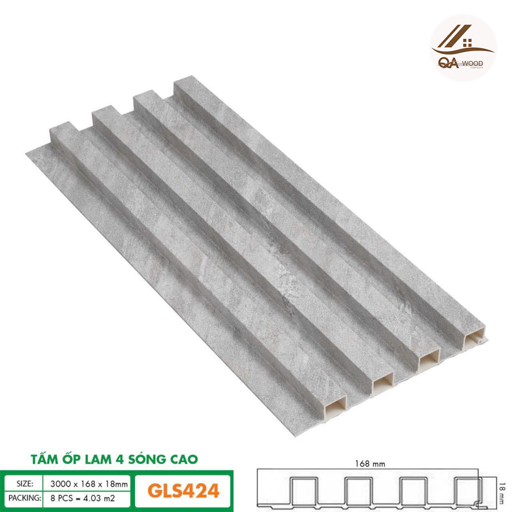 Tấm ốp lam sóng Glotex - GLS424